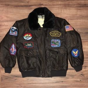 KIDS VINTAGE BOMBER JACKET KIDS WWII STYLE